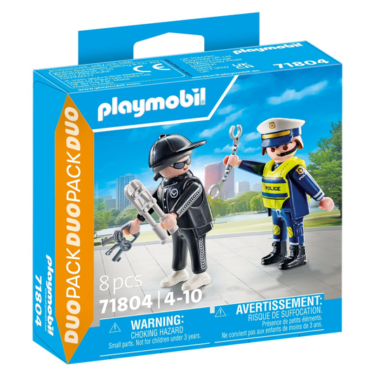 71804 Playmobil Action Heroes - Policeman and Burglar