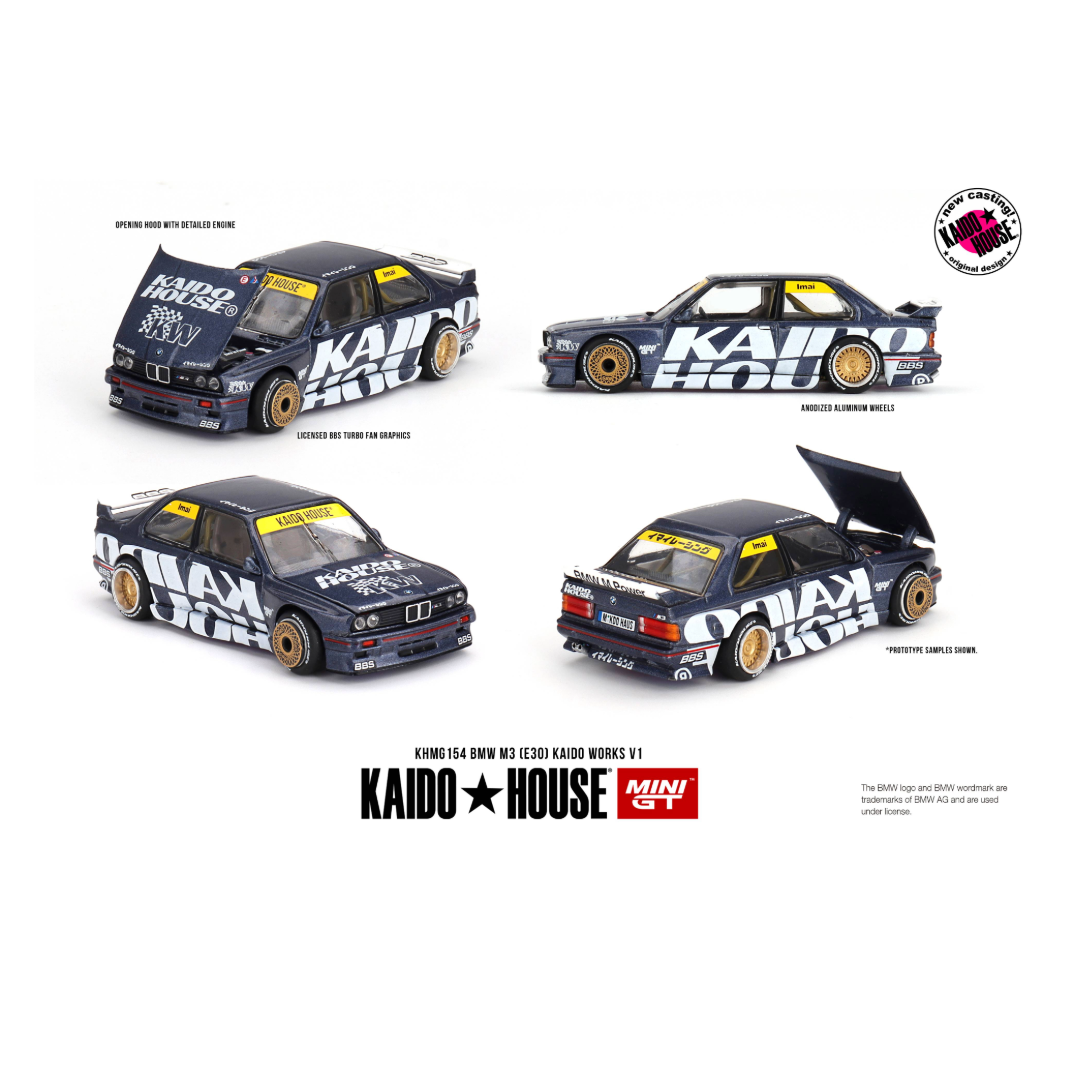 BMW M3 (E30) Kaido Works V1 MiniGt