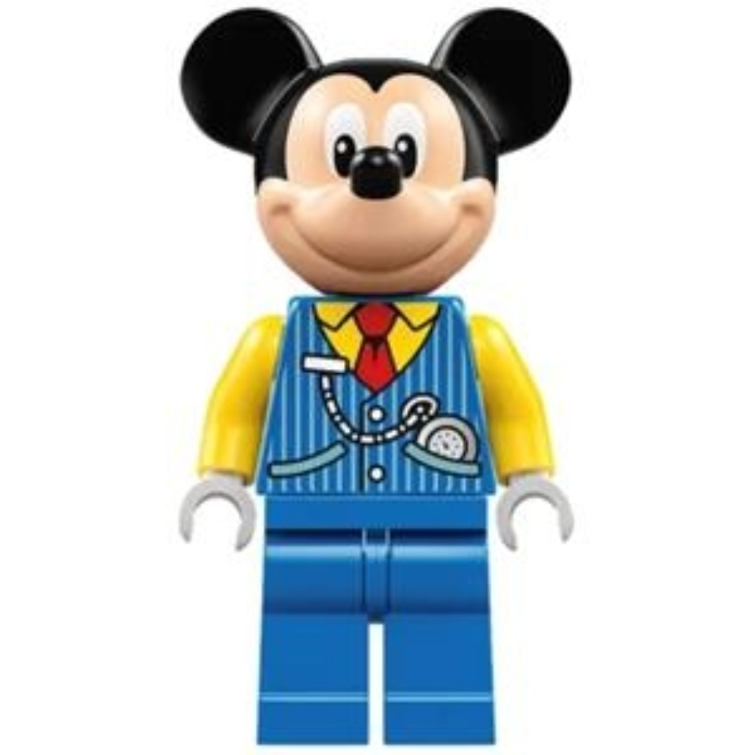 Mickey Mouse Blue Suit Lego Minifigure Media 1 of 1