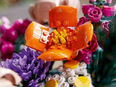 10280 Lego icons flower bouquet orange