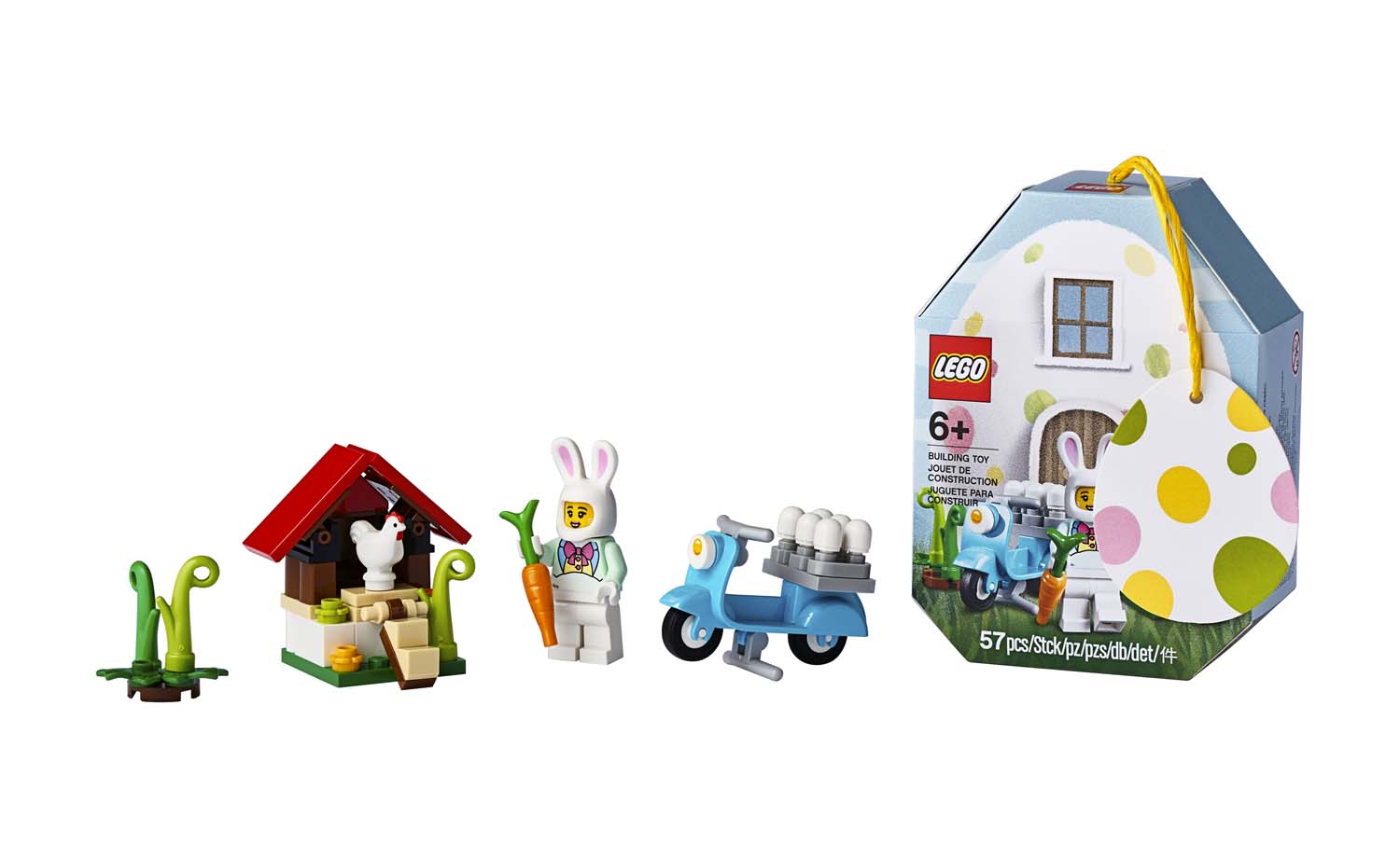 Lego easter cheap bunny minifigure