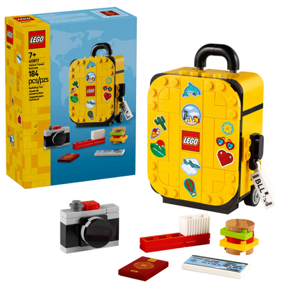 40817 LEGO Yellow Travel Suitcase