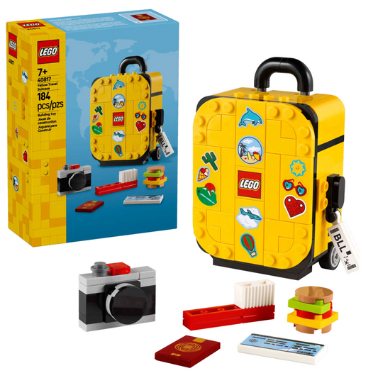 40817 LEGO Yellow Travel Suitcase