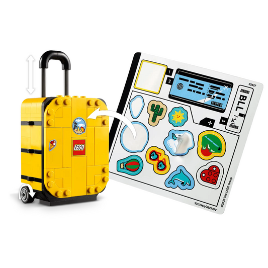 40817 LEGO Yellow Travel Suitcase