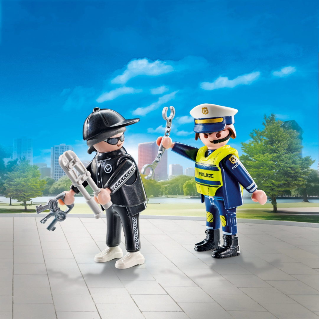 71804 Playmobil Action Heroes - Policeman and Burglar