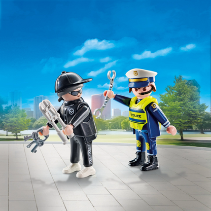 71804 Playmobil Action Heroes - Policeman and Burglar