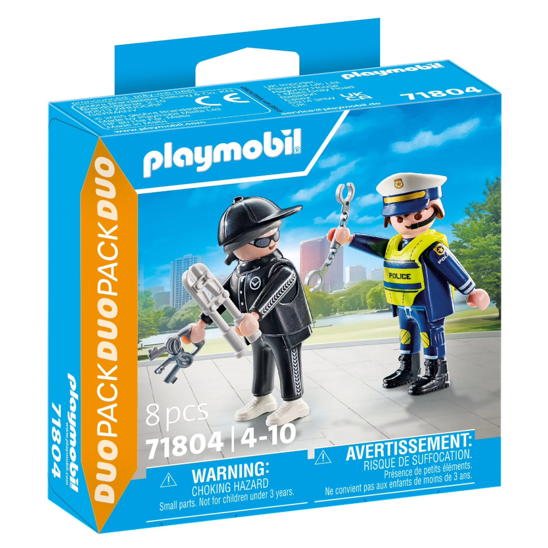 71804 Playmobil Action Heroes - Policeman and Burglar