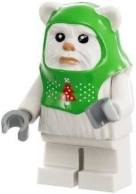 Ewok in Holiday Outfit Lego minifigure star wars