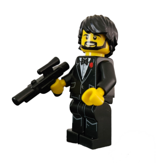 John Wicked custom Lego minifigure.