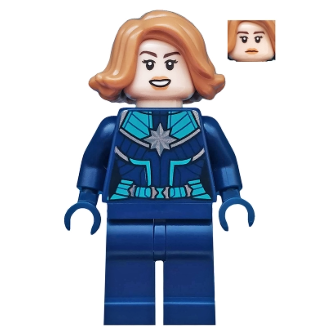 Captain Marvel 'Vers' (Kree Starforce Uniform) Lego Minifigure Media 1 of 1