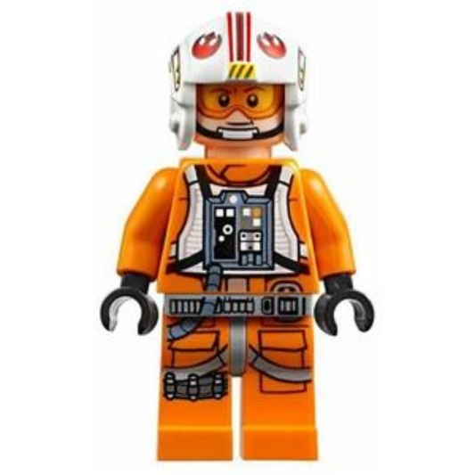 Luke Skywalker Fighter Pilot Lego Star Wars Minifigure - New from parted set