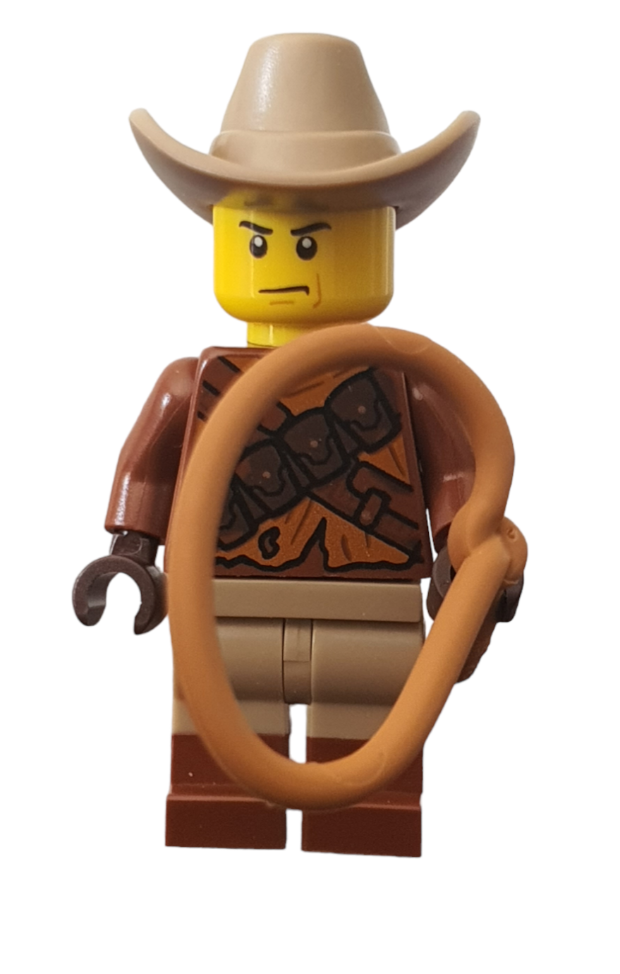 Cowboy Lego Minifigure Custom Briczco