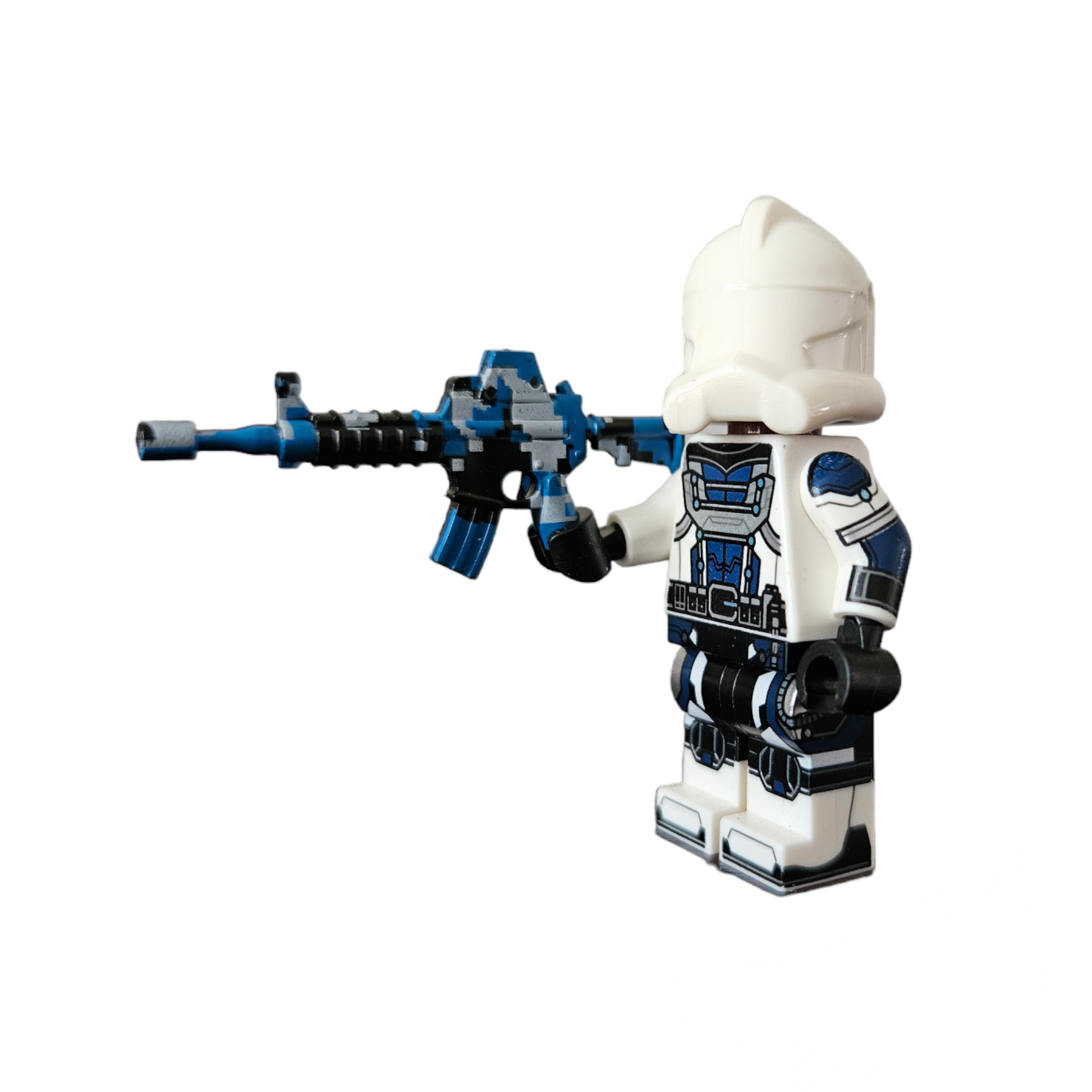 Custom blaster machine 1 camo for lego minifigures