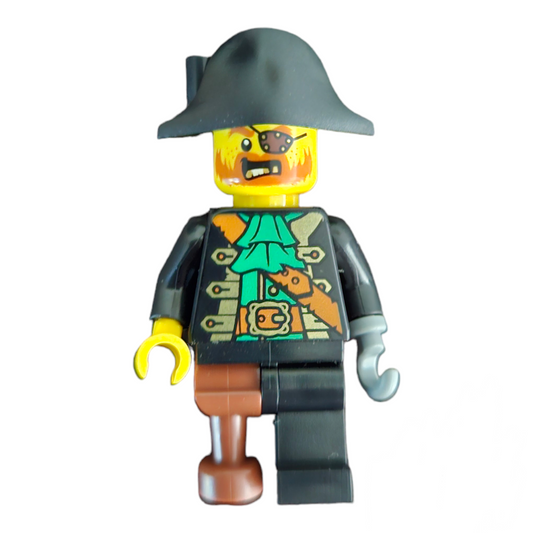 Pirate  captain Lego minifigure one leg