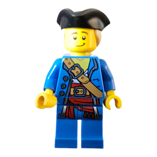 Blue pirate lego minifigure