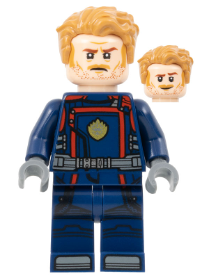 Star Lord Dark blue suit Lego Minifigure Media 1 of 1
