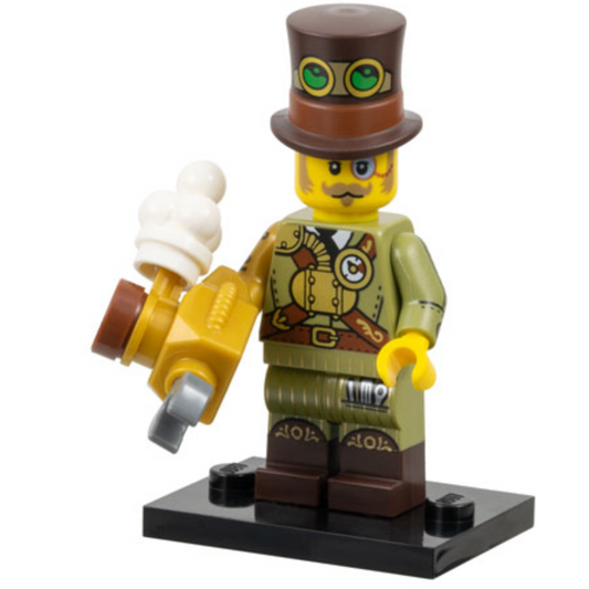 Steampunk Inventor, Series 27 (Complete Set with Stand and Accessories)