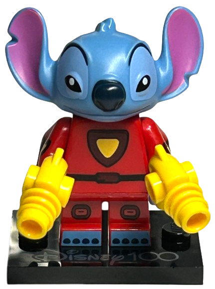 Stitch 626 lego collectable minifigure Disney 100 (Complete Set with Stand and Accessories) Media 1 of 1