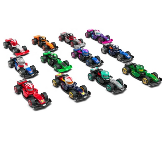 LEGO F1 Collectible Race Cars (Complete Series of 12 Complete Race Car Sets)