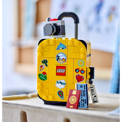 40817 LEGO Yellow Travel Suitcase