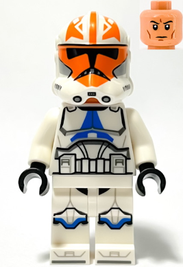 Clone Trooper, 501st Legion, 332nd Company (Phase 2) Lego Minifigure Star Wars Media 1 of 1