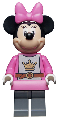 Minnie Mouse - Knight, Dark Pink Top and Skirt Lego Disney minifigure Media 1 of 1