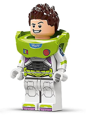 Buzz Lightyear - Lego minifigure Star Command Suit, Hair Media 1 of 2