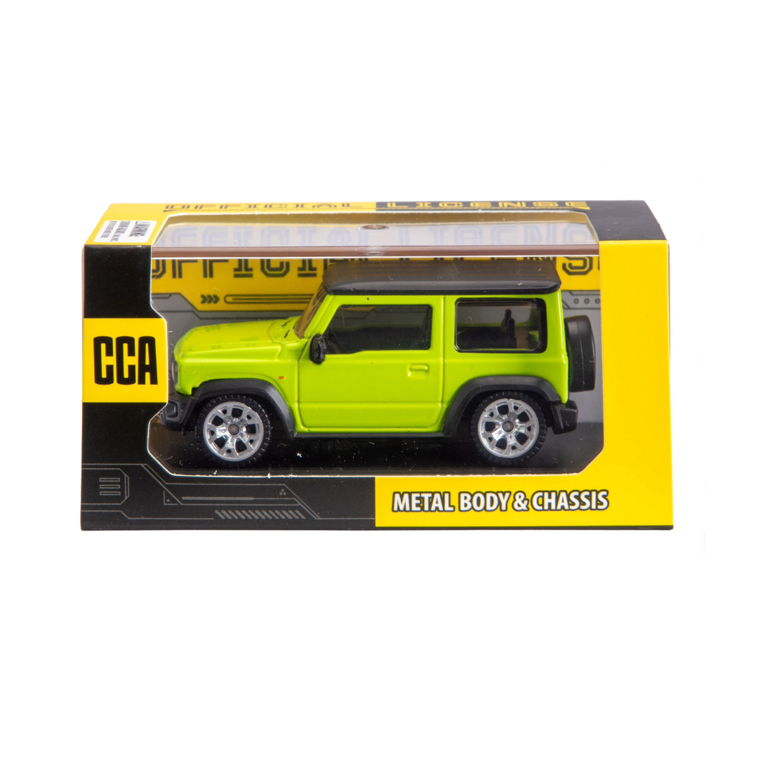 MSZ CCA 1/48 Suzuki Jimny 2018 (7.5cm Long) - Green (with collectors hard case)
