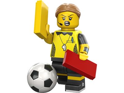 Football soccer  Referee, Series 24 Lego collectable minifigure