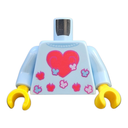 Love sweater Heart with butterflies torso