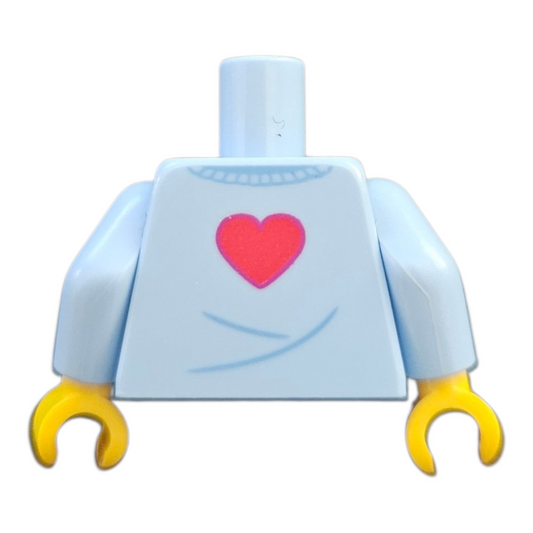 Love sweater Heart with butterflies torso