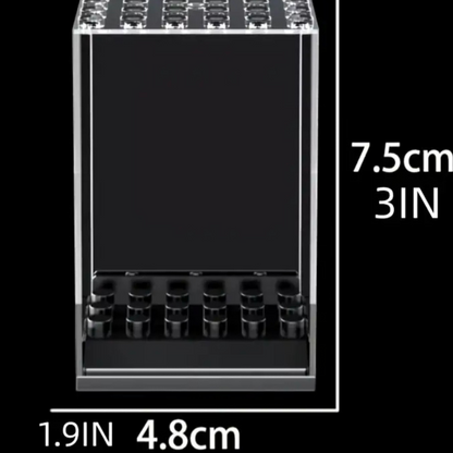 Box damage acrylic minifigure display