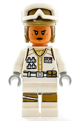 Hoth Rebel Trooper White Uniform Female Lego Minifigure Media 1 of 1