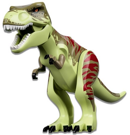 Dinosaur Tyrannosaurus Rex Lego Jurassic World minifigure Media 1 of 1