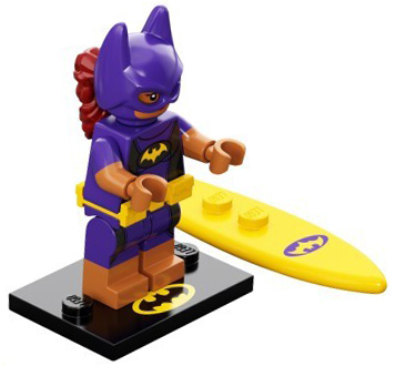 Vacation Batgirl, The LEGO Batman Movie, Series 2 (Complete Set with Stand and Accessories)
