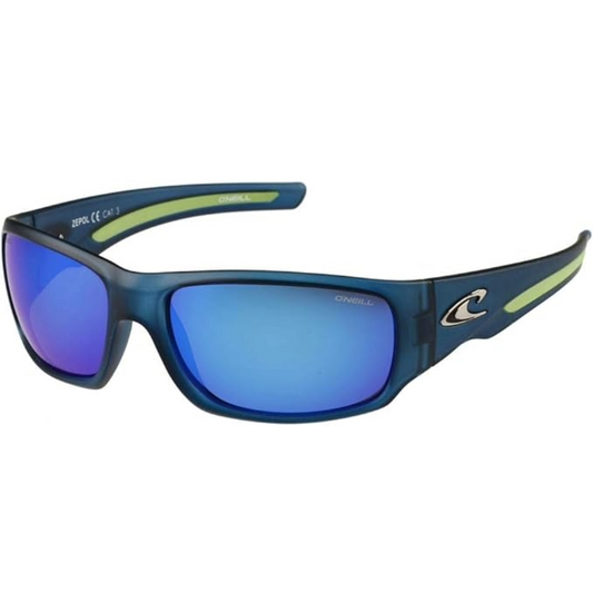 ONEILL ZEPOL 107P POLARIZED - Mens sport sunglasses blue mirror tint Media 1 of 3