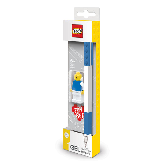 Lego Iconic Blue Gel Pen with Minifigure