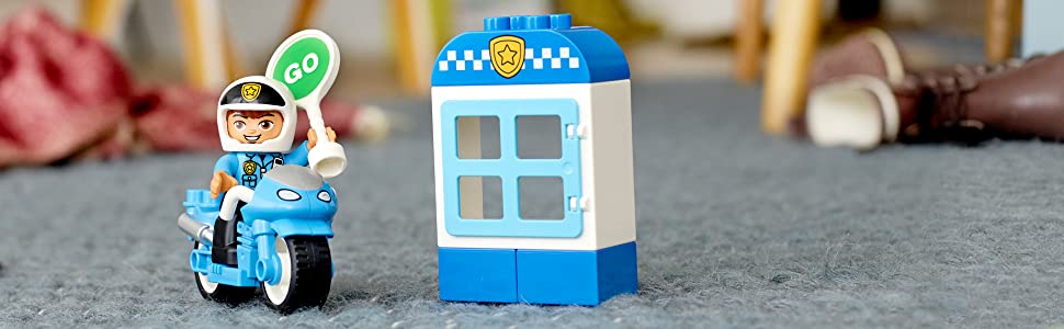 Lego duplo town police bike hot sale